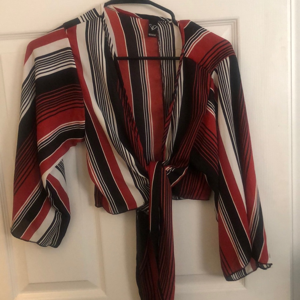 Tie up crop top